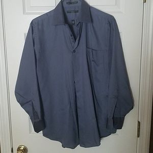 Geoffrey Beene slate button down